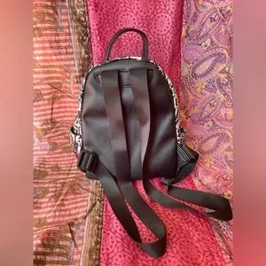 NWT ? Juicy Couture Black Backpack with Metallic Silver Pouch Juicy Couture | Bags | Juicy Couture Metallic Silver And  main image 3